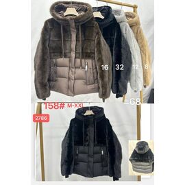 Куртка жіноча зимова K158 beige р.M-2XL "Dorimodes" недорого оптом від прямого постачальника