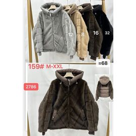 Куртка жіноча зимова K159 brown р.M-2XL "Dorimodes" недорого оптом від прямого постачальника