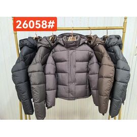 Куртка жіноча зимова K26058 brown р.42-48 "Dorimodes" недорого оптом від прямого постачальника