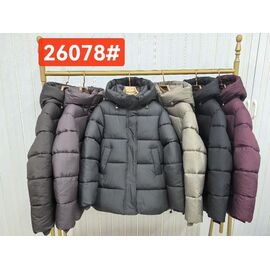 Куртка жіноча зимова K26078 black р.42-48 "Dorimodes" недорого оптом від прямого постачальника