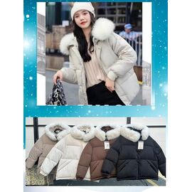 Куртка жіноча зимова K7888 beige р.M-2XL "Dorimodes" недорого оптом від прямого постачальника