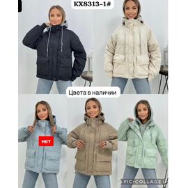 Куртка жіноча зимова K8313 l.beige р.M-2XL "Dorimodes" недорого оптом від прямого постачальника