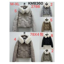 Куртка жіноча зимова K8360-2 grey р.M-XL "Dorimodes" недорого оптом від прямого постачальника