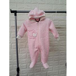 Фотография Комбинезон детский тёплый на девочку PR515 pink р.0-0.9 "Proschenko" недорого оптом от прямого поставщика