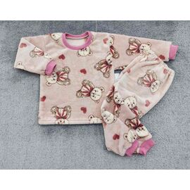 Піжама дитяча тепла на дівчинку PR549 beige р.26-34 "Proschenko" недорого оптом від прямого постачальника