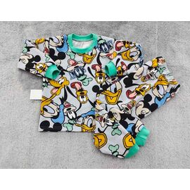 Піжама дитяча тепла на хлопчика PR558 mint р.28-34 "Proschenko" недорого оптом від прямого постачальника