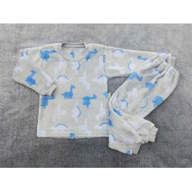 Піжама дитяча тепла на хлопчика PR566 beige р.26-34 "Proschenko" недорого оптом від прямого постачальника