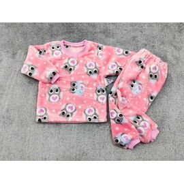 Піжама дитяча тепла на дівчинку PR584 pink р.1-6 "Proschenko" недорого оптом від прямого постачальника