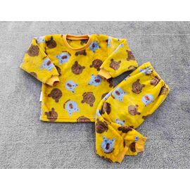 Піжама дитяча тепла на хлопчика PR585 yellow р.1-6 "Proschenko" недорого оптом від прямого постачальника