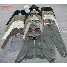 Костюм спортивний жіночий 43891 khaki р.M-XL "FLORA" недорого оптом від прямого постачальника