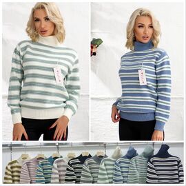 Светр жіночий SH194 mix р.48-52 "FLORA" недорого оптом від прямого постачальника