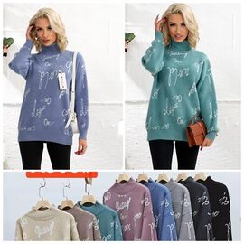 Фотография Свитер женский SH198 mix р.48-50 "FLORA" недорого оптом от прямого поставщика