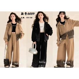 Костюм дитячий спортивний теплий на дівчинку 6089 beige р.119-150 "Major" недорого оптом від прямого постачальника