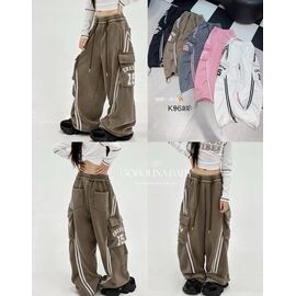 Фотография Штаны детские спортивные зимние на девочку K96 khaki р.130-170 "Major" недорого оптом от прямого поставщика