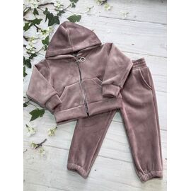 Костюм дитячий спортивний теплий на дівчинку 208 nude р.92-116 "Marimaks" недорого оптом від прямого постачальника