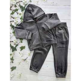 Фотография Костюм детский спортивный тёплый на девочку 886 grey р.92-116 "Marimaks" недорого оптом от прямого поставщика