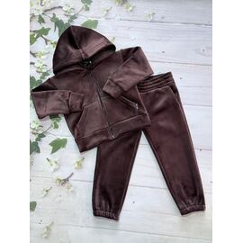 Фотография Костюм детский спортивный тёплый на девочку 886 brown р.92-116 "Marimaks" недорого оптом от прямого поставщика