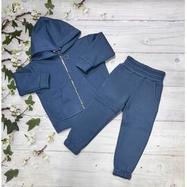 Фотография Костюм детский спортивный тёплый на девочку 167 blue р.98-116 "Marimaks" недорого оптом от прямого поставщика