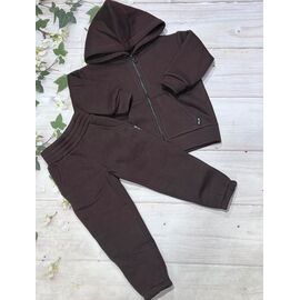 Фотография Костюм детский спортивный тёплый на девочку 1001 brown р.98-116 "Marimaks" недорого оптом от прямого поставщика