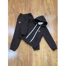 Фотография Костюм детский спортивный тёплый на девочку 254-3 brown р.110-134 "Marimaks" недорого оптом от прямого поставщика