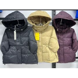 Курка дитяча зимова на дівчинку M109 olive р.120-160 "Marimaks" недорого оптом від прямого постачальника