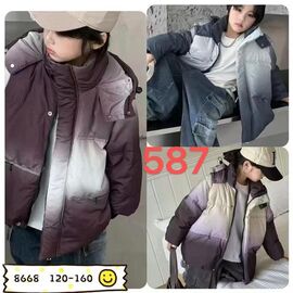 Курка дитяча зимова на дівчинку 587 wine р.130-170 "Marimaks" недорого оптом від прямого постачальника