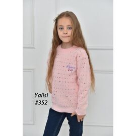 Светер Дитячий на дівчинку 352 peach р.110-150 "Marimaks" недорого оптом від прямого постачальника