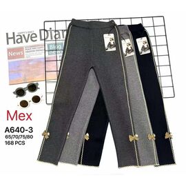 Лосини дитячі теплі на дівчинку A640-3 mix р.4-10 "Marimaks" недорого оптом від прямого постачальника