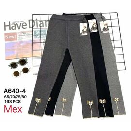 Лосини дитячі теплі на дівчинку A640-4 mix р.4-10 "Marimaks" недорого оптом від прямого постачальника