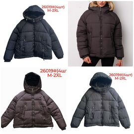 Куртка жіноча зимова 26019 brown р.M-2XL "Katty" недорого оптом від прямого постачальника