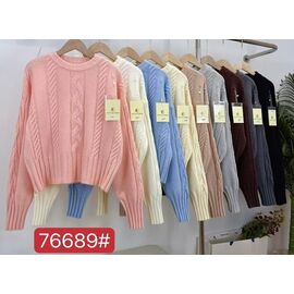 Фотография Свитер женский 76689 mix р.46-50 "Katty" недорого оптом от прямого поставщика