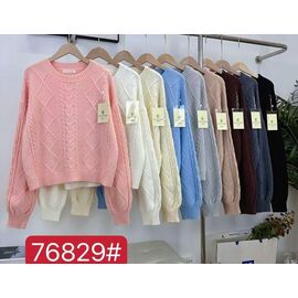 Фотография Свитер женский 76829 mix р.46-50 "Katty" недорого оптом от прямого поставщика