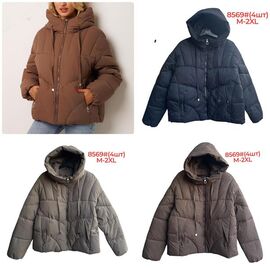 Фотография Куртка женская зимняя 8569 black р.M-2XL "Katty" недорого оптом от прямого поставщика
