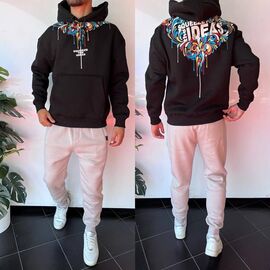 Худи чоловічий 2292 black р.S-XL "i8denim" недорого оптом від прямого постачальника