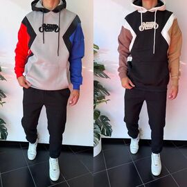 Фотография Худи мужской 2302 grey р.S-XL "i8denim" недорого оптом от прямого поставщика