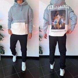 Фотография Худи мужской 2304 l.blue р.S-XL "i8denim" недорого оптом от прямого поставщика