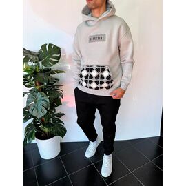 Фотография Худи мужской 2314 l.grey р.S-XL "i8denim" недорого оптом от прямого поставщика