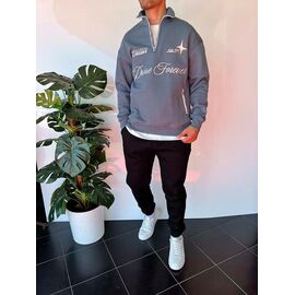 Светр чоловічий 2340 grey р.S-XL "i8denim" недорого оптом від прямого постачальника