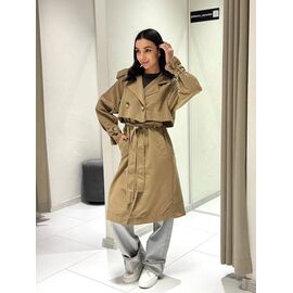 Фотография Пальто женское TB122 d.beige р.S-L "i8denim Women" недорого оптом от прямого поставщика