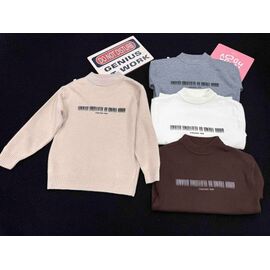 Фотография Свитер детский на мальчика 757 beige р.120-170 "Yalisi" недорого оптом от прямого поставщика