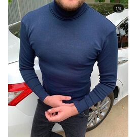 Фотография Гольф мужской 56654 blue р.46-56 "TURHAN" недорого оптом от прямого поставщика