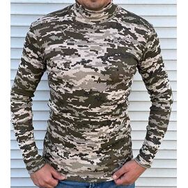 Фотография Гольф мужской 56656 khaki р.46-56 "TURHAN" недорого оптом от прямого поставщика