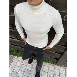 Фотография Гольф мужской 56663 white р.M-2XL "TURHAN" недорого оптом от прямого поставщика