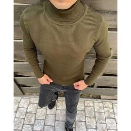 Фотография Гольф мужской 56668 khaki р.M-2XL "TURHAN" недорого оптом от прямого поставщика