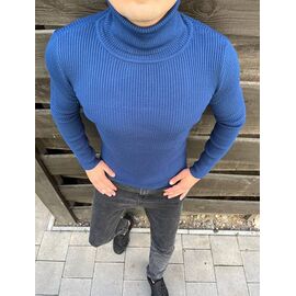 Фотография Гольф мужской 56675 blue р.M-2XL "TURHAN" недорого оптом от прямого поставщика