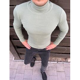 Фотография Гольф мужской 56678 l.grey р.M-2XL "TURHAN" недорого оптом от прямого поставщика