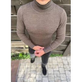 Фотография Гольф мужской 56686 brown р.M-2XL "TURHAN" недорого оптом от прямого поставщика