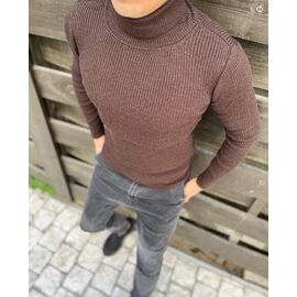 Фотография Гольф мужской 56688 brown р.M-2XL "TURHAN" недорого оптом от прямого поставщика