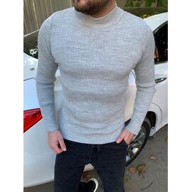 Фотография Гольф мужской 56700 l.grey р.M-2XL "TURHAN" недорого оптом от прямого поставщика