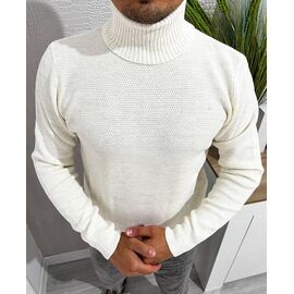 Светр чоловічий 56709 white р.L-2XL "TURHAN" недорого оптом від прямого постачальника